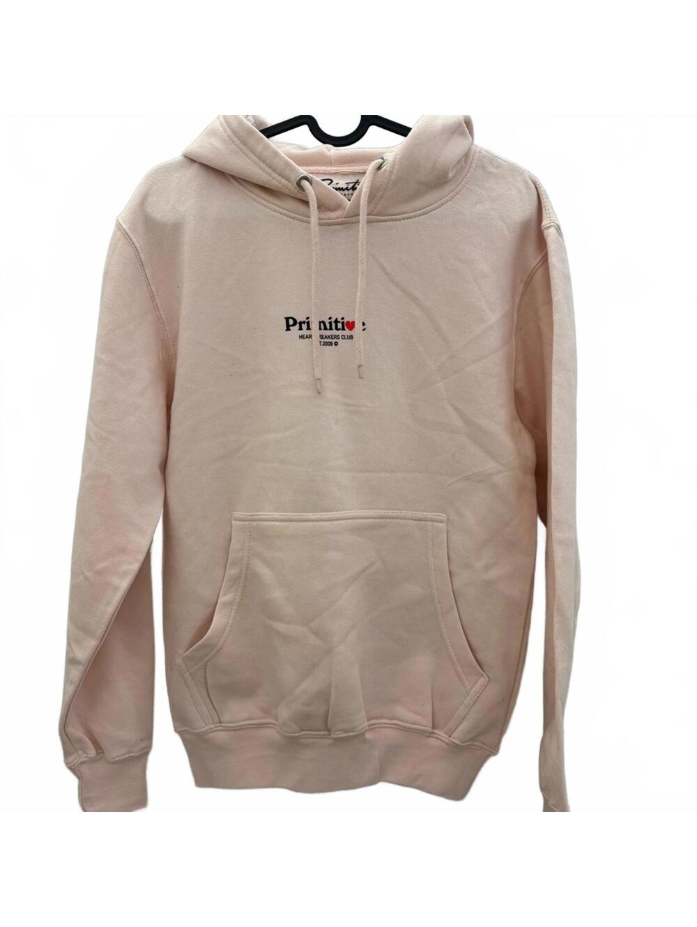 Primitive Heartbreakers Club Cupid Graphic Hoodie XS Light Pink
